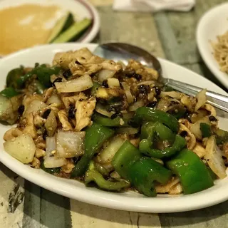 Intestine with Black Bean Sauce