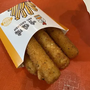 Mozzarella sticks