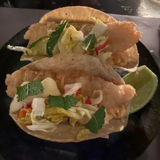 Crispy Gulf Flounder Tacos