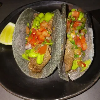 Shaved Beef Tacos