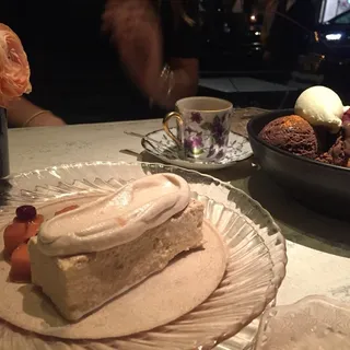 Cocoa tres leche cake