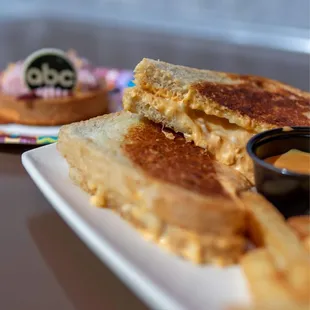 Buffalo Chicken Grilled Cheese Sandwich