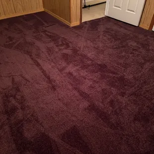 This is the new carpet we installed using the equipment that we rented from ABC.