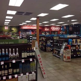 the inside of a store