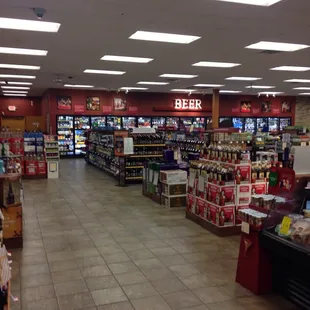 the inside of a store
