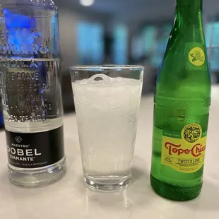 Tequila and Topo Chico