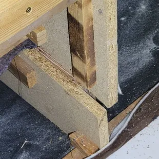 Wood wasn't even aligned so I would inspect before buying.