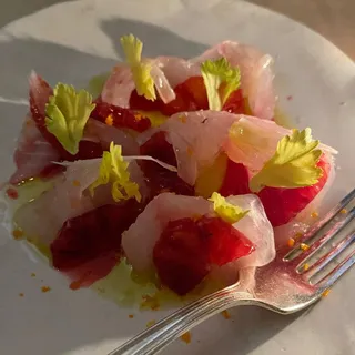 Long Island Fluke Crudo