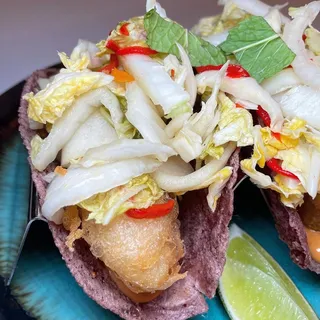 Crispy Gulf Flounder Tacos