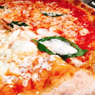 Tomatoes and Mozzarella and Basil Pizza