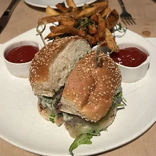 House Cultured Hemp Seed Burger