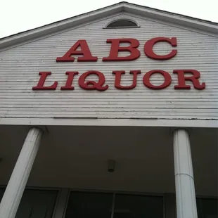 the front of the building