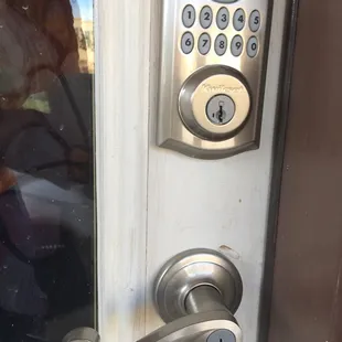 External view of backdoor installation