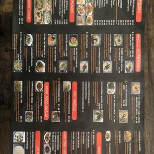 Menus