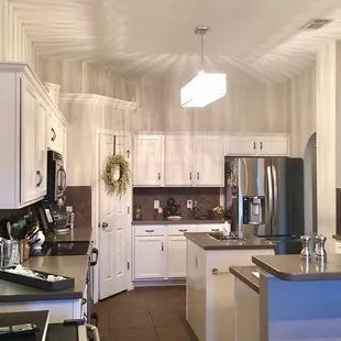 Kitchen Cabinets- Painting, stain to paint.