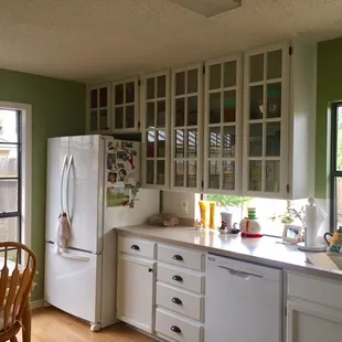 Kitchen Cabinets- Painting stain to paint.