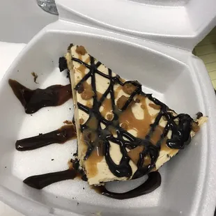 Snickers pie. Nice of our boss to bring us each a piece!