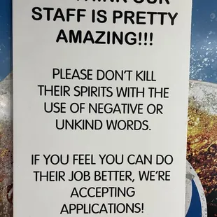 Sign that says it all! Bravo. If you can't be nice... hush. ;)