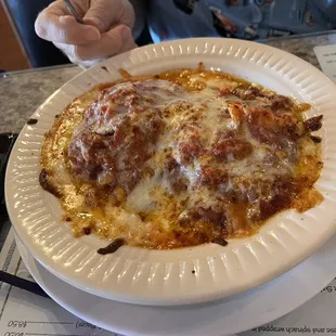 Lasagna was the special tonight and it is enough for 2 meals