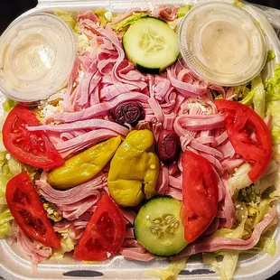 Large Salad Tray at ABC Pizza in Plant City