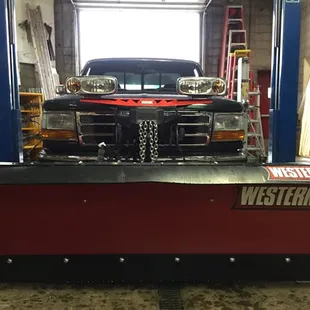 Western Snowplow Installation