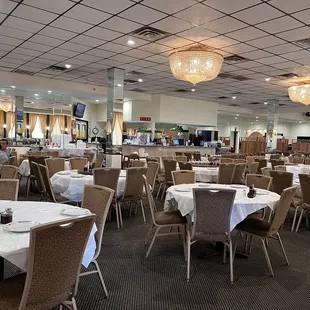 tables and chairs