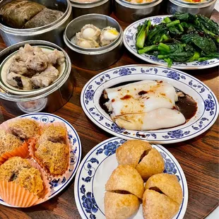Sunday dim sum spread