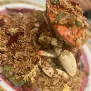 Crab fried rice