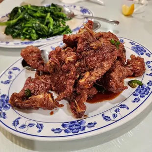 Pan Fried Crispy Beef