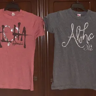  a pair of t - shirts