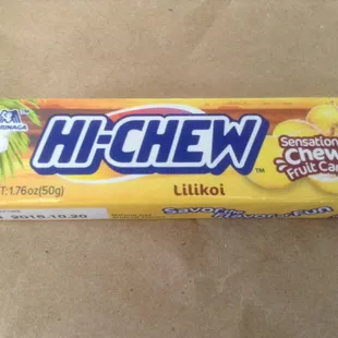 ABC Store Exclusive Item only available at ABC stores. Passion Fruit Hi-Chew. $1.75 each. 10/2015.