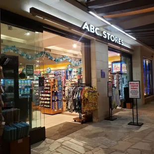 the entrance to the store