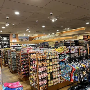 Great merchandising. Everything is neat and organized.