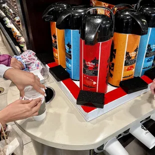 Hot coffee for under $2 at ABC store in Honolulu, Hawaii