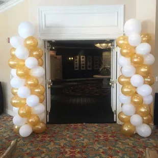 Decorating at the Broadmoor.