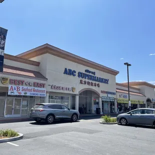 the exterior of the store