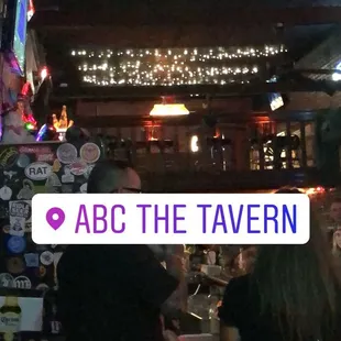 The bar along the left side. The loft in back . Great ambiance