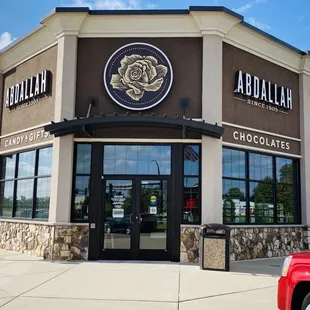 the front of the store