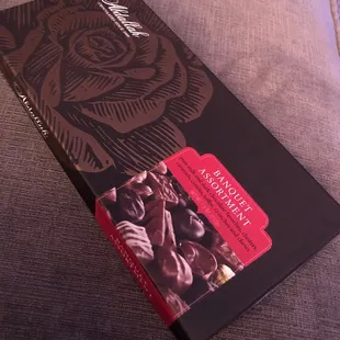 a book on a couch