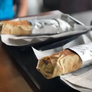 1. Gyro Wrap 2. Shawarma Wrap