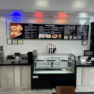 a view of the inside of a restaurant