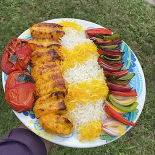 chicken sheesh kabab