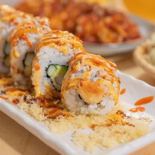 food, sushi and sashimi