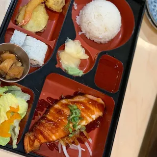 Salmon Teriyaki Bento Box
