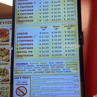 New pricing