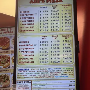 Menu.