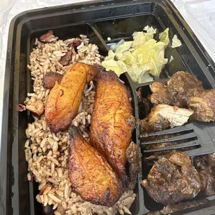 Jerk chicken, my first meal back in LA