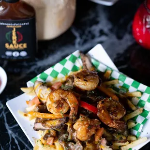 Garlic Shrimp Street Fries