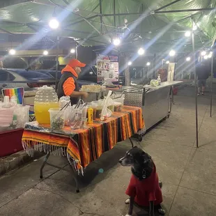 Abel&apos;s taco stand next to Ralphs.