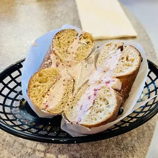 food, bagel, bagels